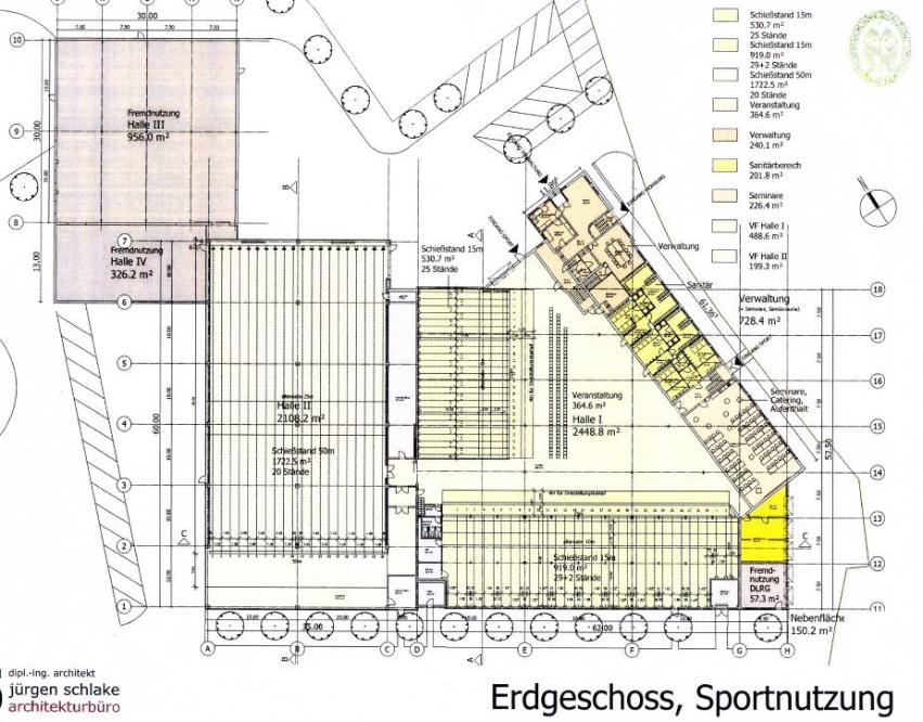 Erdgeschoss, Sportnutzung